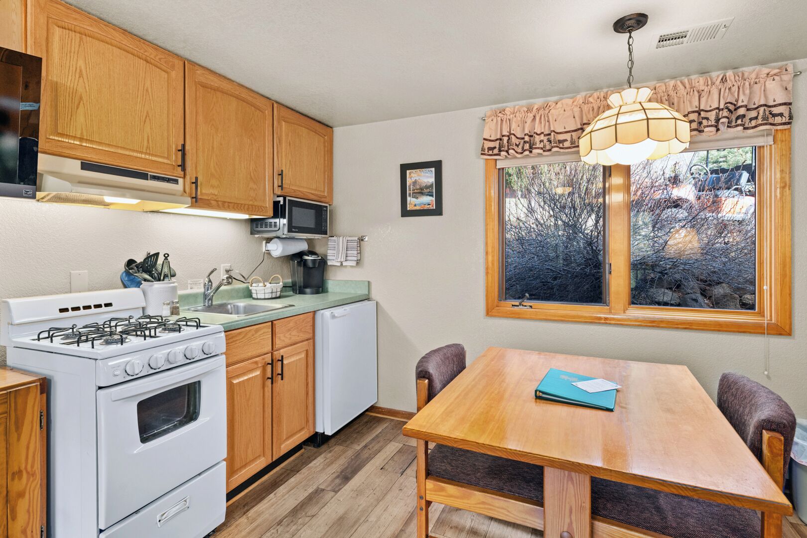 Microwave, oven, stovetop