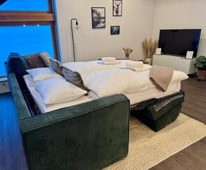 2 slaapkamers, een bureau, reisbedje, gratis wifi