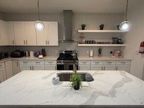 Private kitchen - Modern and Spacious 3-bedroom apartment in Jersey City (Jersey City)