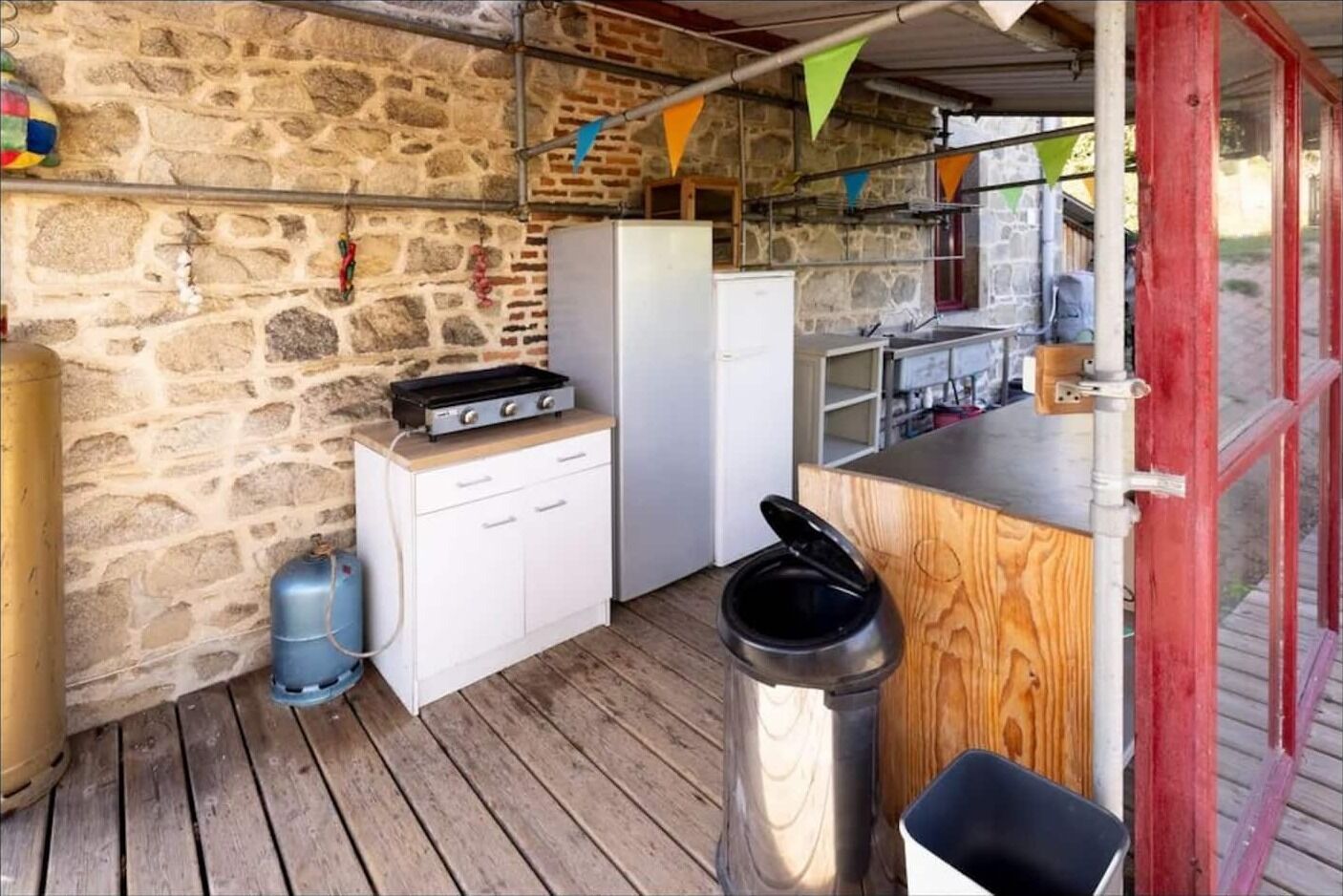 Enceinte de l’hébergement