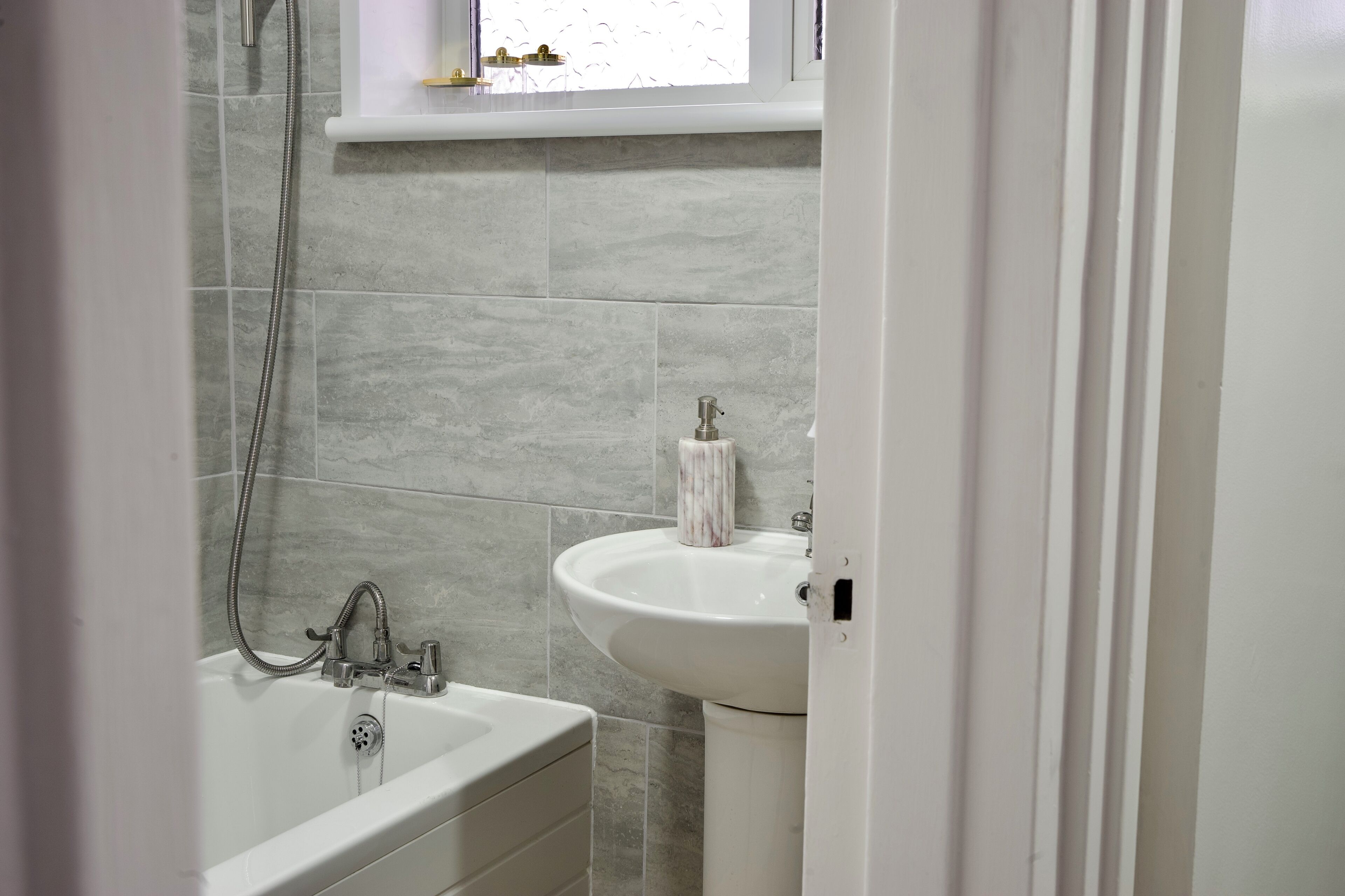 Towels, soap, toilet paper