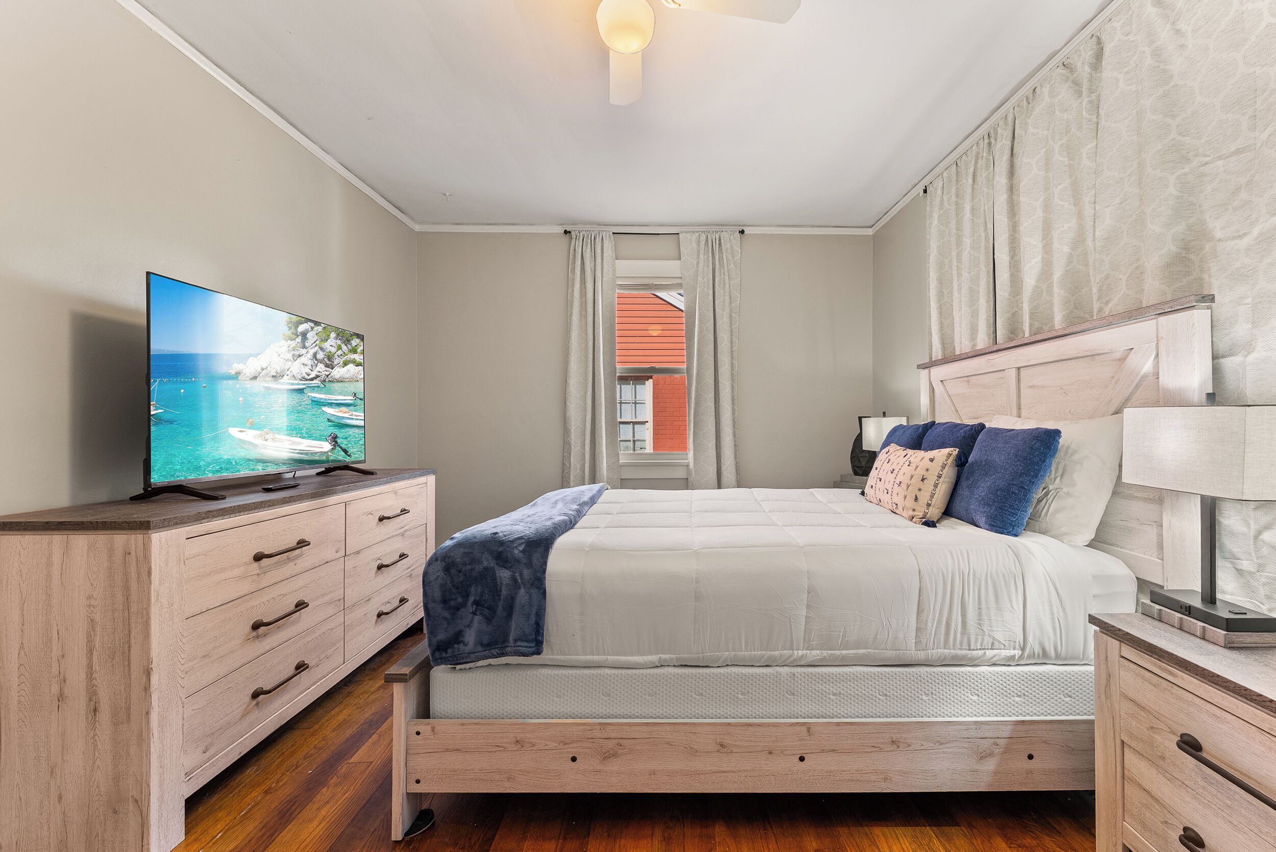 1 間睡房、熨斗/熨衫板、Wi-Fi、床單