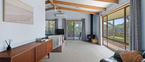 تلفزيون ذكي، مدفأة، ألعاب فيديو، مشغل دي في دي