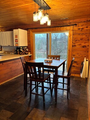 Dining - Welcome to Cascade Cabin, home to Indiana's most scenic waterfall. (Spencer)