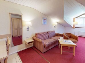 TV, ping pong, books