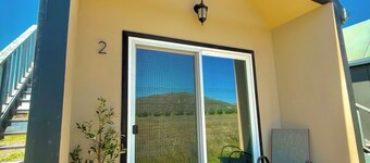 Romantic 1-Bedroom Cabin with Private Terrace in Heart of Valle de Guadalupe