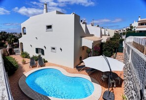 Outdoor pool - Villa sunset Solarenga is quiet villa w / private pool 10min from the beach (Lagoa)