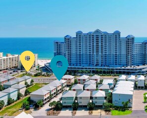 Exterior - 2 Min Walk To Beach, Pool, 2 King Suites, Poolview Balcony, 3BR, Sleeps 12 (Gulf Shores)