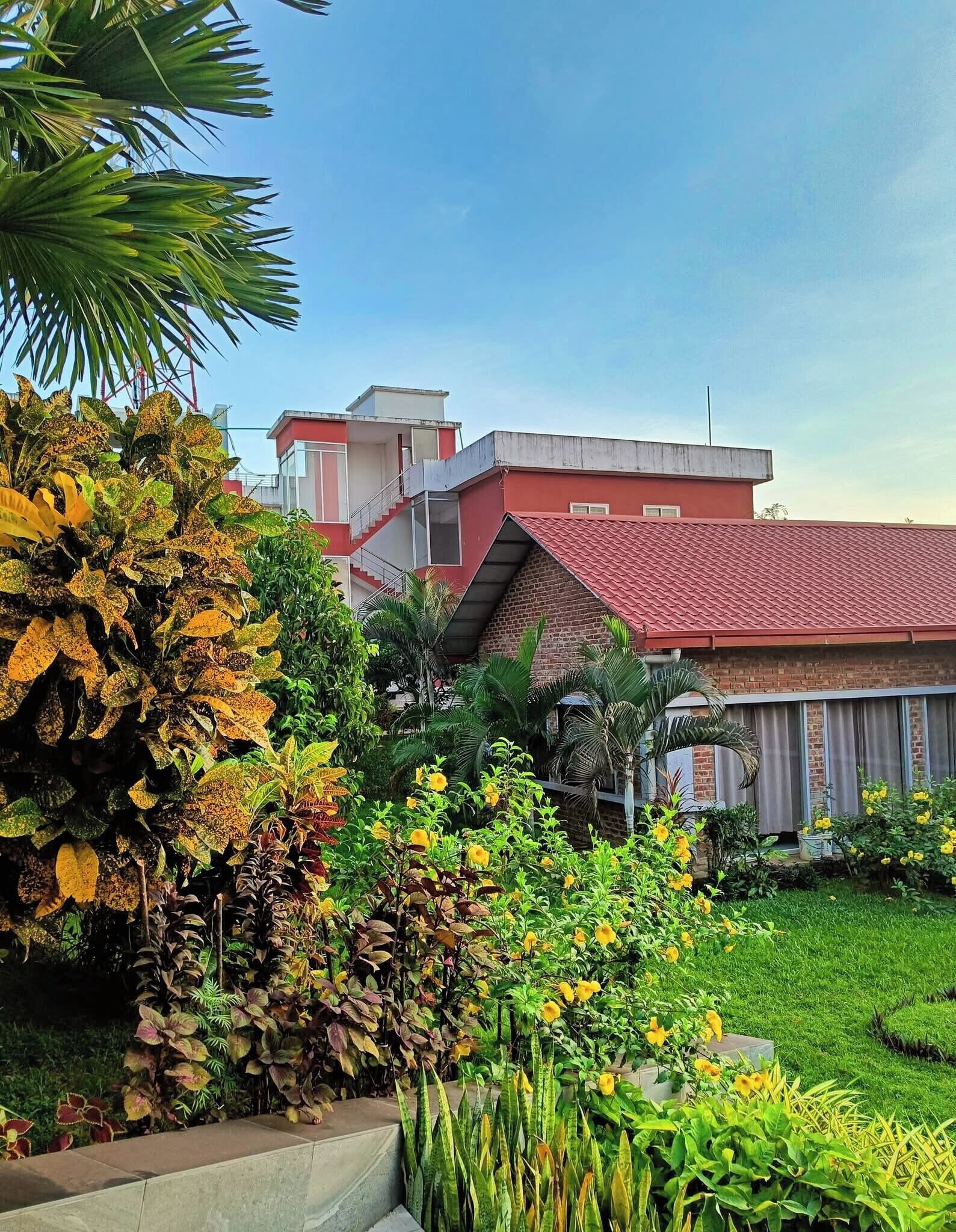 Overnatningsstedets facade