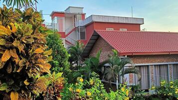 Overnatningsstedets facade