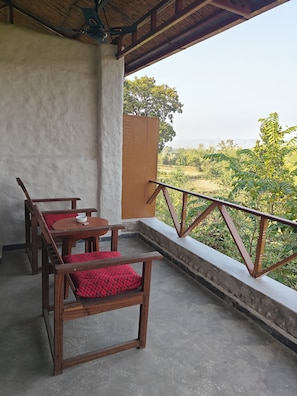 Standard Double Room, Garden View | Balcony view - Himalchuli Nature Farmstay (Chitwan)