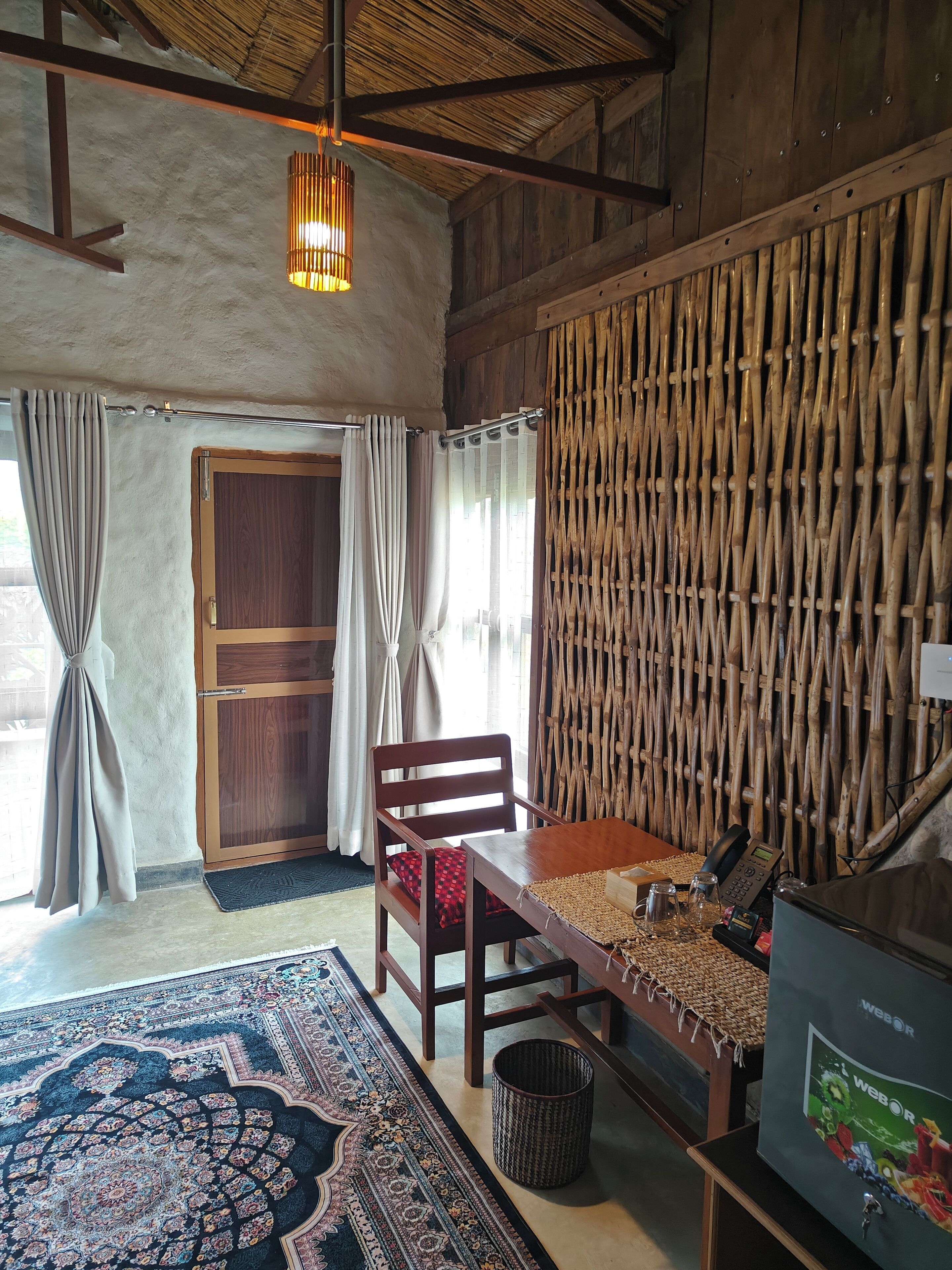 Standard Double Room, Garden View | Desk, laptop workspace, free WiFi