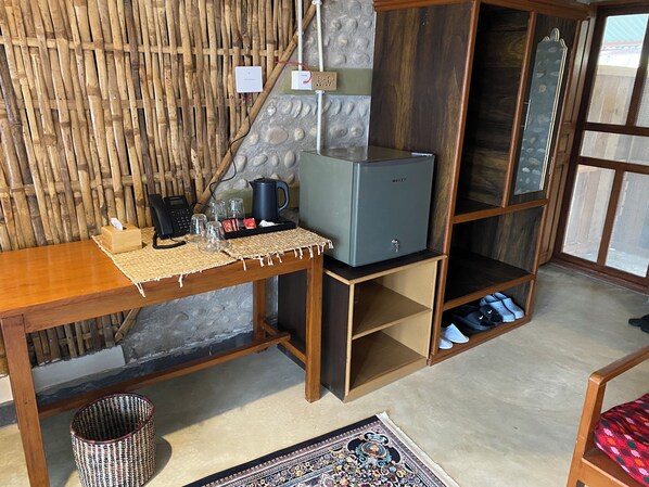 Standard-Doppelzimmer, Gartenblick | Zimmerausstattung