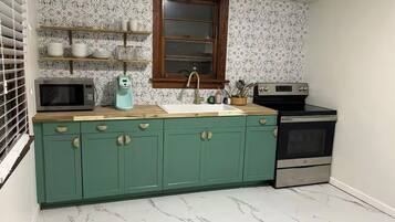 Microwave, oven, stovetop