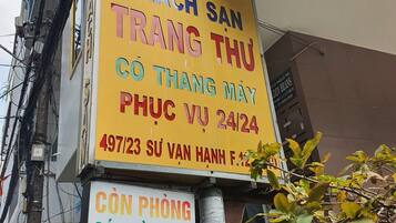 Voorkant van accommodatie