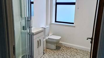 Shower, hair dryer