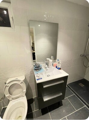 Shower, hair dryer, towels, toilet paper - Cocoon malouin - comfortable home (Saint-Malo)