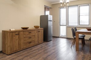 Deluxe Apartment, Balcony, City View | Living area - Apartment 8 (Lovech)