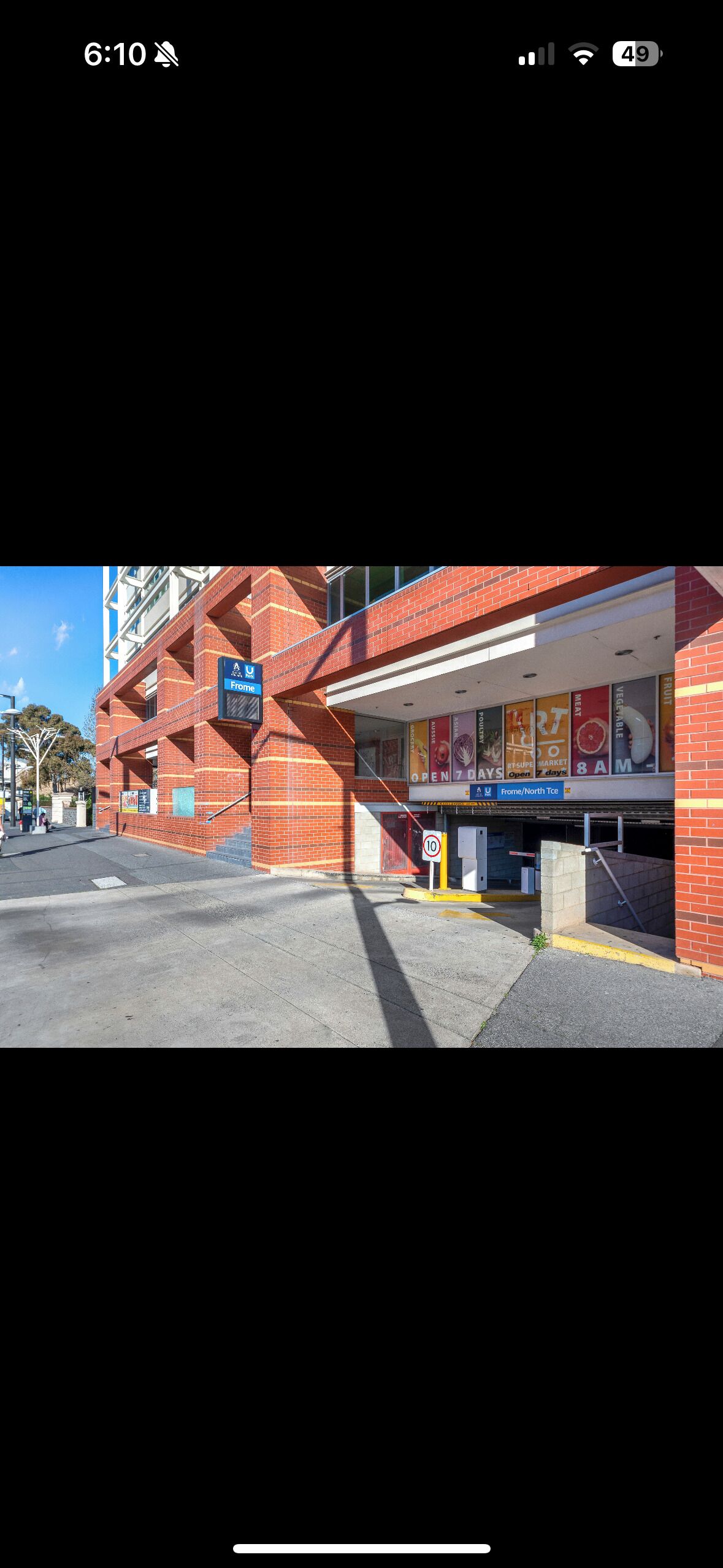 Façade de l’hébergement