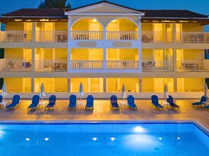 Voorkant van accommodatie