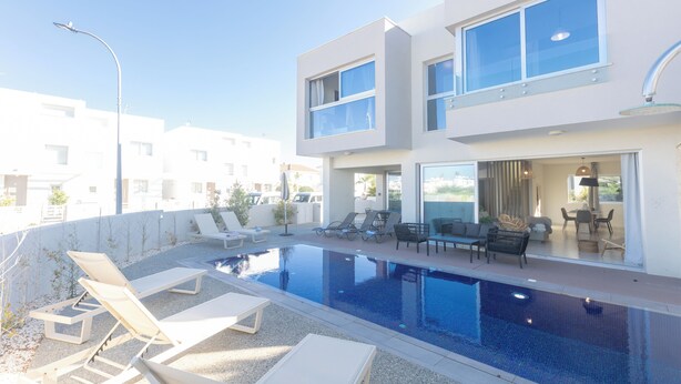 Unclassified image, 1 of 26, button - Protaras Mythical Blue Villa MB3 (Paralimni)