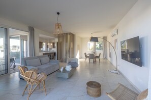 Villa, 4 Bedrooms, Private Pool | Living room - Protaras Mythical Blue Villa MB3 (Paralimni)