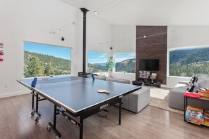 Games room - Amazing modern mountain home perched high on a hill overlooking breathtaking 360 panoramic views, yet only one minute off highway 50. You're minutes away from the Colorado trail that takes you to the Continental Divide. (Salida)
