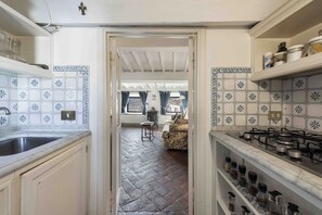 Standard-Apartment, Stadtblick | Eigene Küche