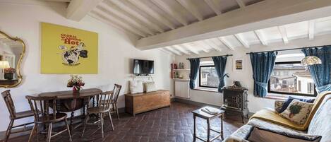 Appartement Standard, vue ville | Coin séjour