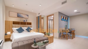 Desk, iron/ironing board, WiFi (free), bed sheets - Tranquil Wellness Hotel Apartments (Dubai)