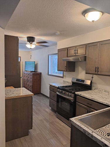 A quiet cabin in the country.