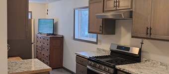 A quiet cabin in the country.