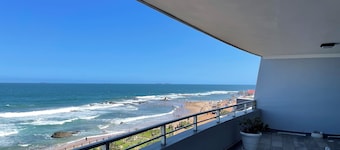 Luxury 3 Bedroom Seaside Escape: Huge Balcony & Pool