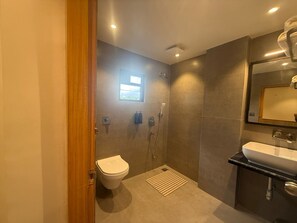 Comfort Room, City View | Bathroom | Shower, free toiletries, hair dryer, slippers - Firangipani EcoSuites (New Town)