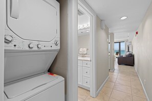 Interior - New! Beachfront Studio with Covered Balcony, Beach Views, Pool, Tram (Miramar Beach)