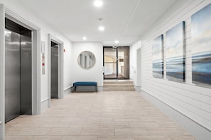 Interior - New! Beachfront Studio with Covered Balcony, Beach Views, Pool, Tram (Miramar Beach)