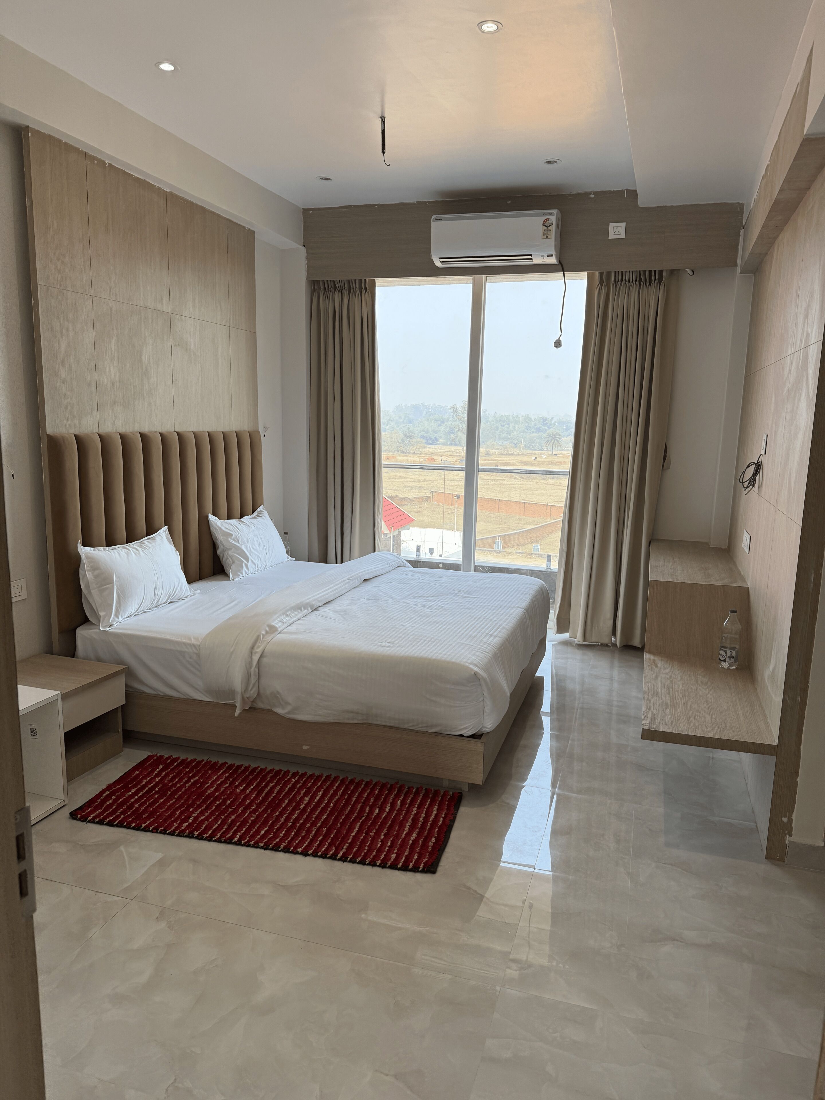 Desk, laptop workspace