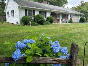 Exterior - Walk to the Beach, Great Yard, Outdoor Shower, Beach Gear & Entire Home (West Yarmouth)