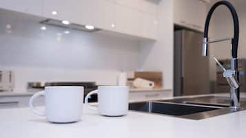 Microwave, oven, stovetop, paper towels