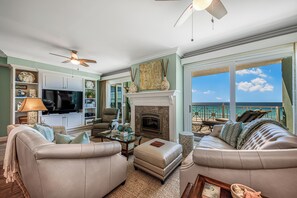 TV - Luxury Gulf-Front Escape at En Soleil, Two King Suites & Stunning Views (Panama City)