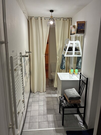 Nice, cozy, comfortable house in a quiet area, wifi, with 2 courtyards, 70m2, 2 bedrooms