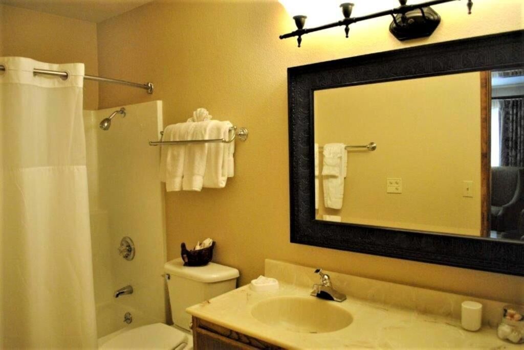 Sèche-cheveux, serviettes fournies, savon, papier toilette