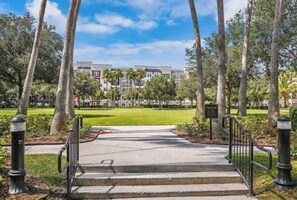 Property grounds - spacious home perfect for families with room for everyone to spread out. (Orlando)