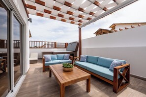 Terrace/patio - Vacation family penthouse 5 minutes from the beach (Las Terrenas)