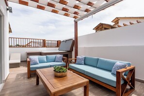 Terrace/patio - Vacation family penthouse 5 minutes from the beach (Las Terrenas)