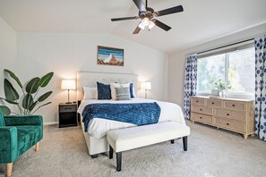 4 chambres, fer et planche à repasser, Wi-Fi, draps fournis