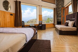 Family Room | In-room safe, desk, laptop workspace, blackout curtains - Hotel Amadeus (Tehri)