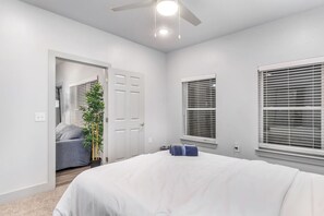 Desk, iron/ironing board, WiFi, bed sheets - Grand Prairie 2BR | IKEA, Epic Waters, Bass Pro (Grand Prairie)