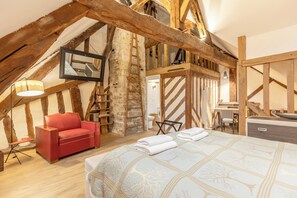 Iron/ironing board, travel cot, WiFi, bed sheets - Maison 1505 | Authentic 16th-century shipowner’s house in the city center (Honfleur)
