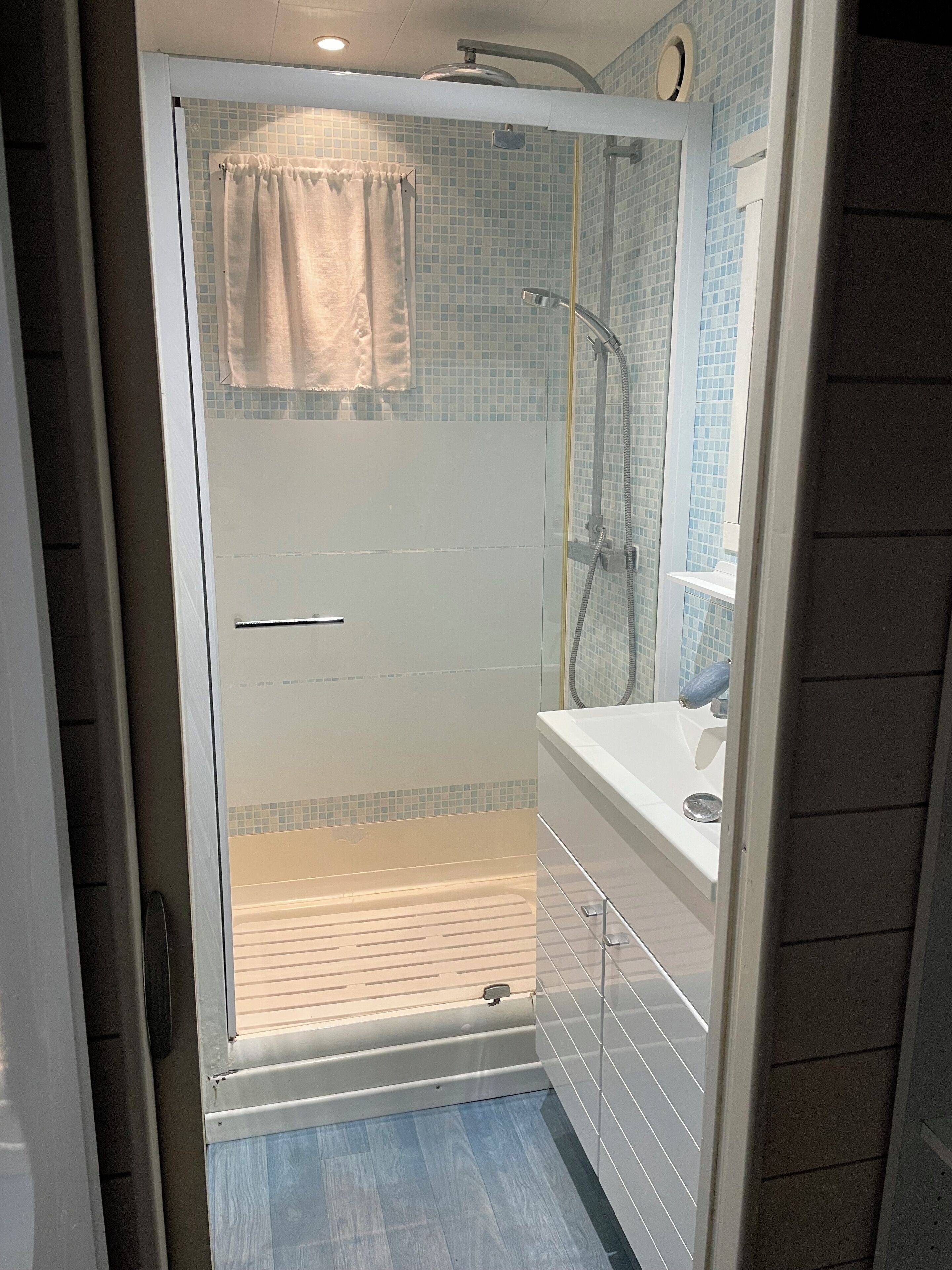 Towels, soap, toilet paper